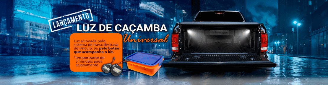 Banner Lançamento Luz de Caçamba