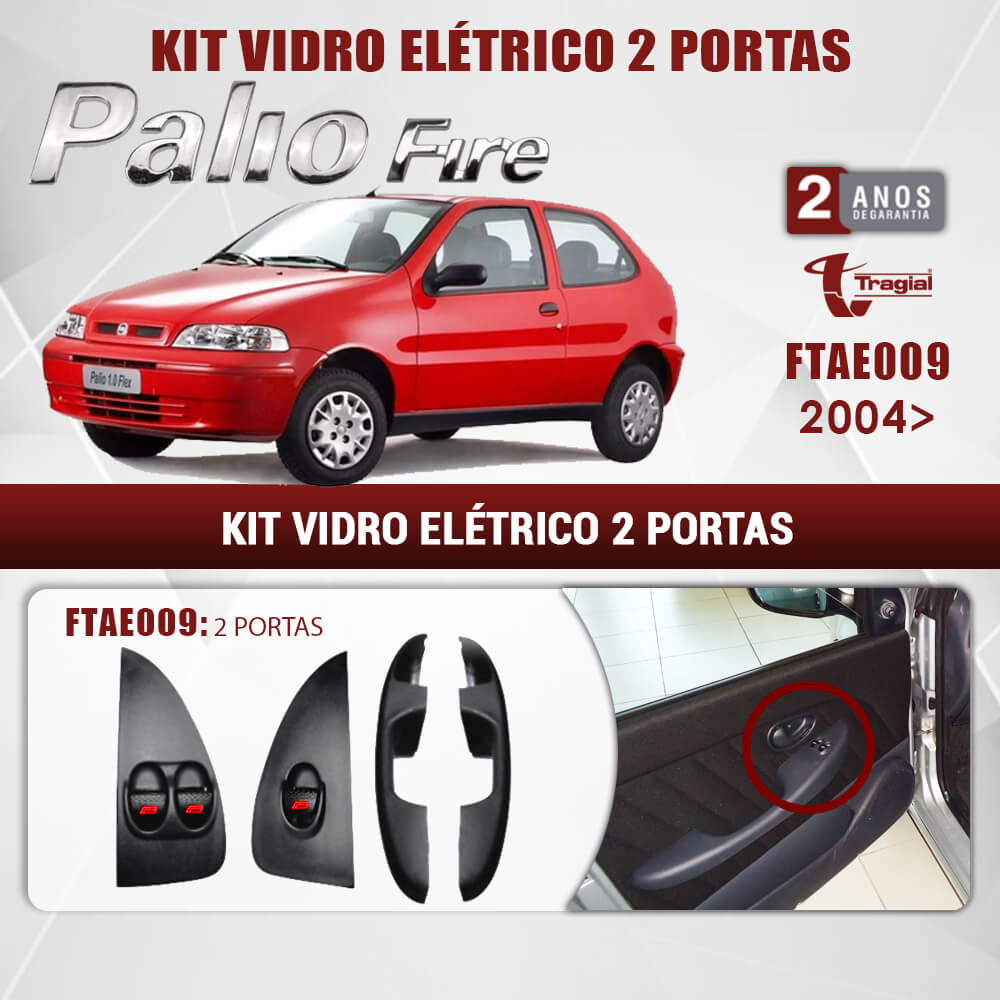 Retrovisor Eletrico Ft Fiat Palio 2p Re Tilt Down
