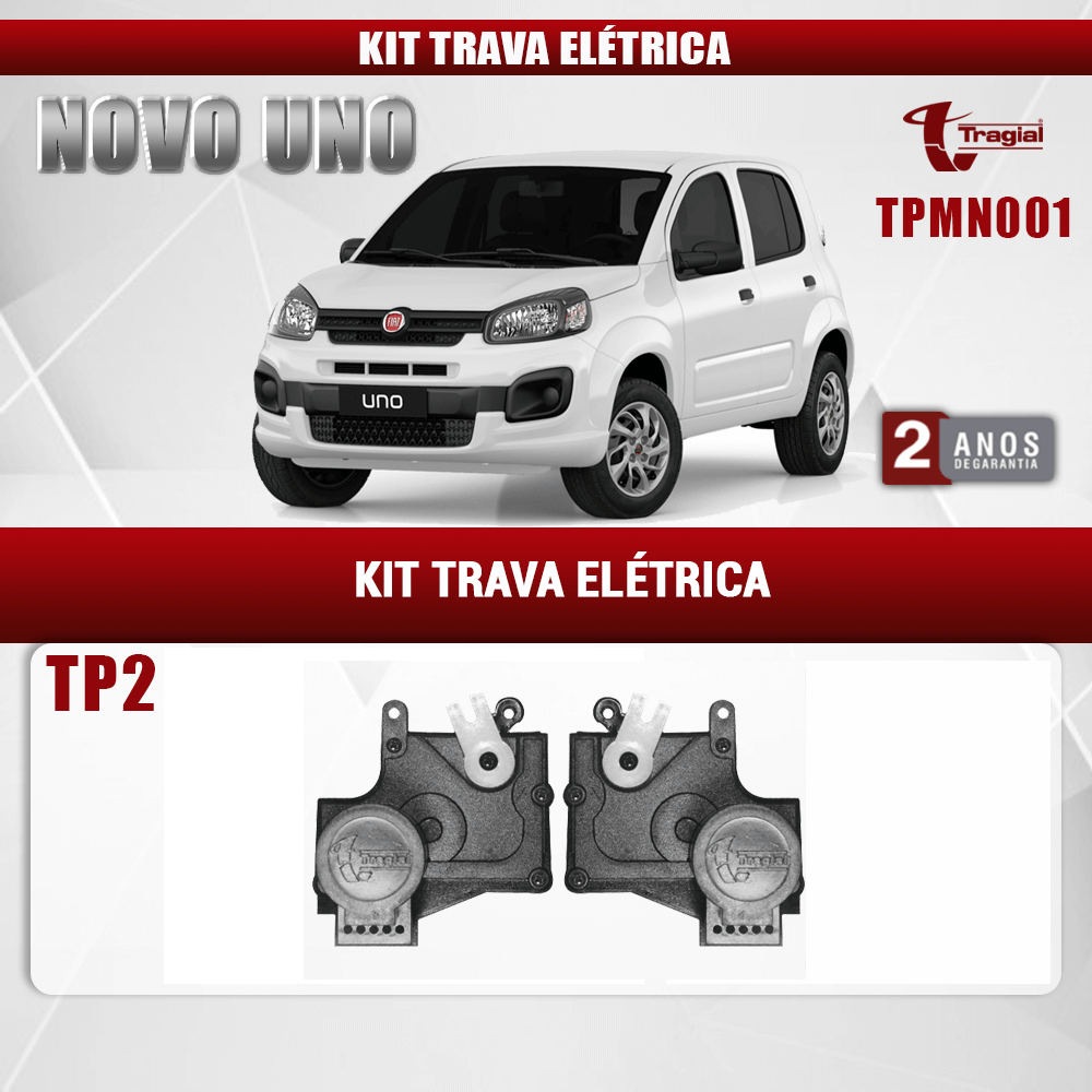 Kit Retrovisor Elétrico Sensorizado ( Tilt Down ) Fiat Novo Uno