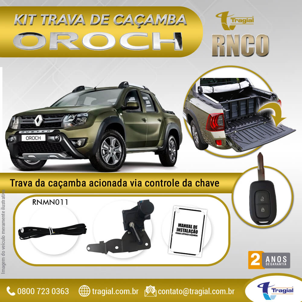 Kit Trava de Caçamba Renault Oroch Tragial